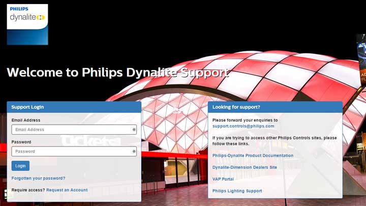 Philips Dynalite distributor site