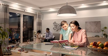 LED light that is comfortable for your eyes